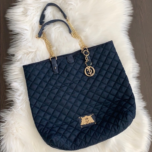 Juicy Couture Handbags - Juicy Couture Quilted Tote bag
Navy blue